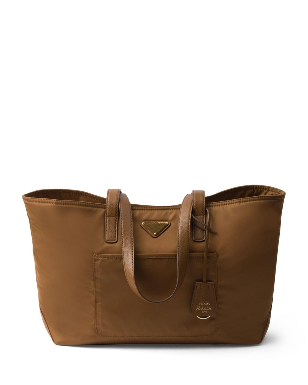 Prada Brown Medium Re-Nylon Re-Edition 1978 Tote Bag