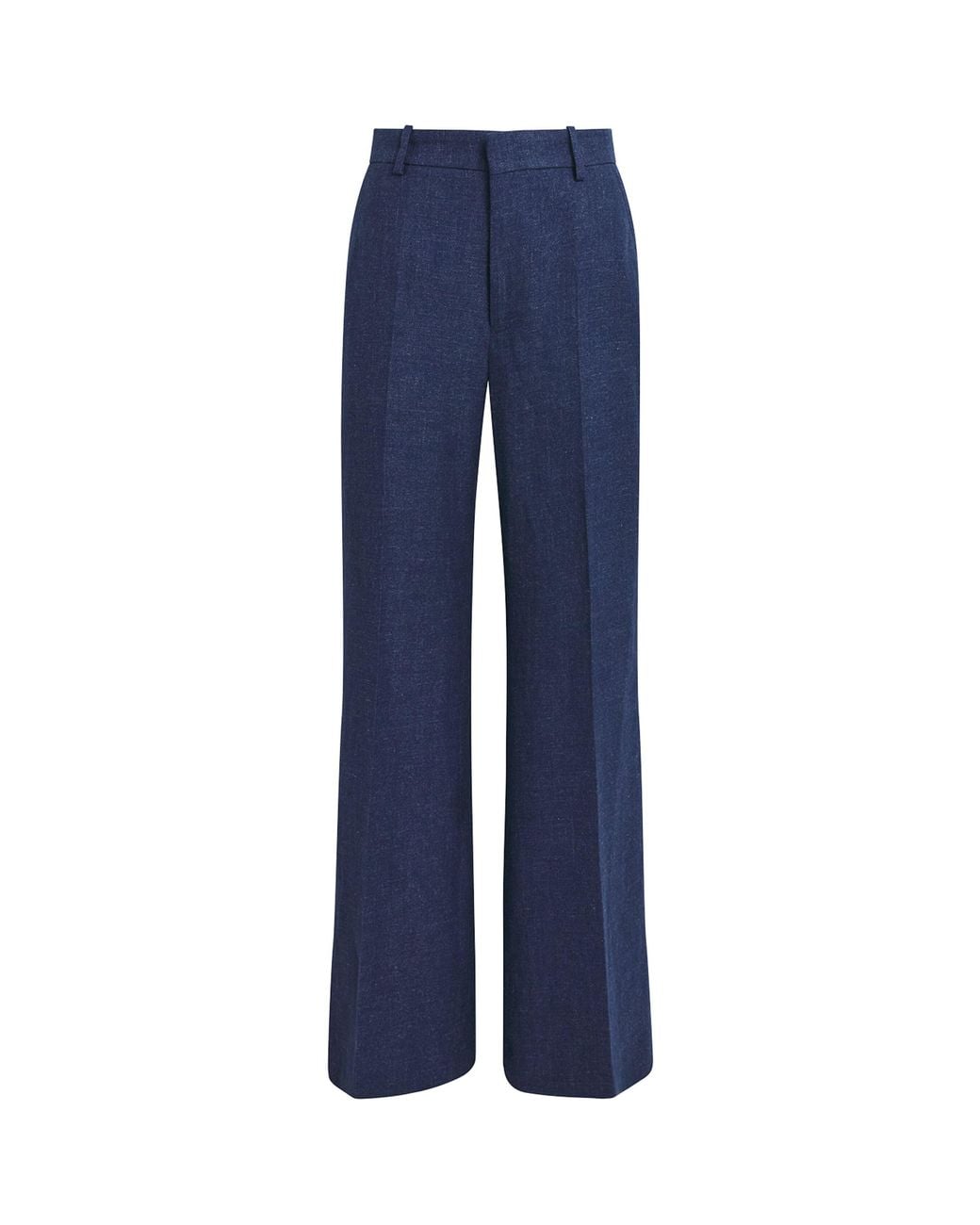Polo Ralph Lauren Blue Linen-Cotton Beaton Trousers