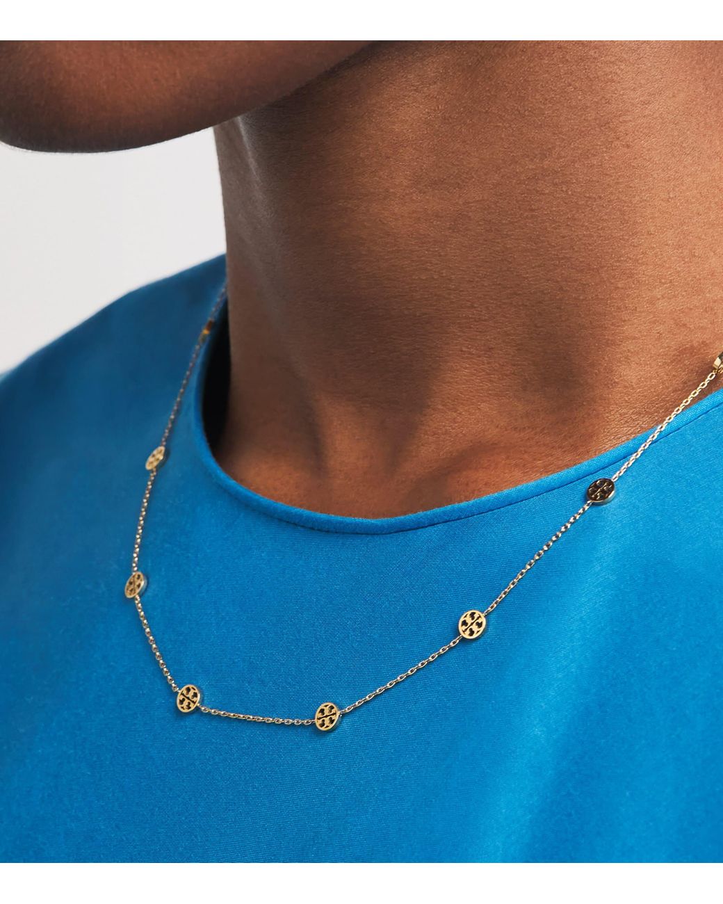 Tory Burch Natural Plated Icon Necklace