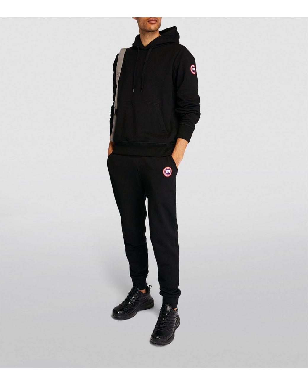 Canada Goose Black Huron Sweatpants for men