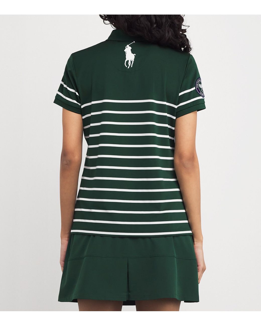 Polo Ralph Lauren Green X Wimbledon Stripe Polo Shirt