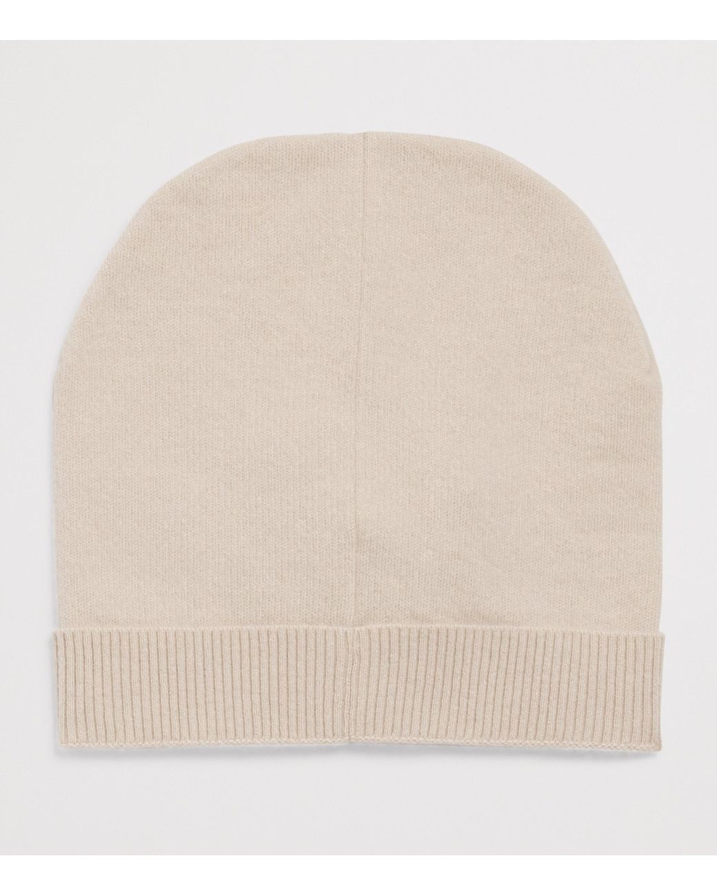 Colombo Natural Cashmere Herringbone Beanie for men