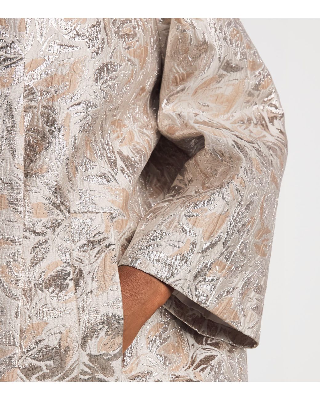 Huishan Zhang Natural Pippa Opera Coat