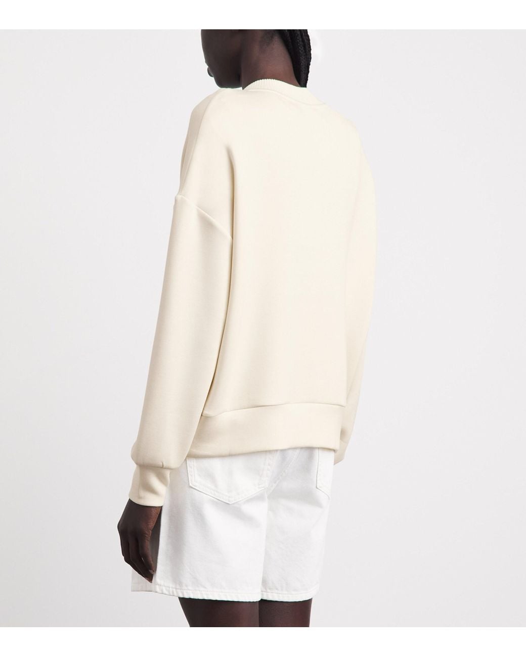 Varley White Button-Up Reena Sweatshirt