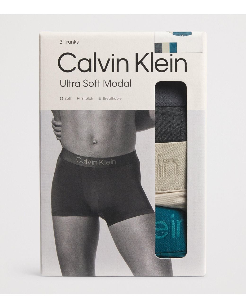 Calvin Klein Blue Ultra Soft Modal Briefs for men