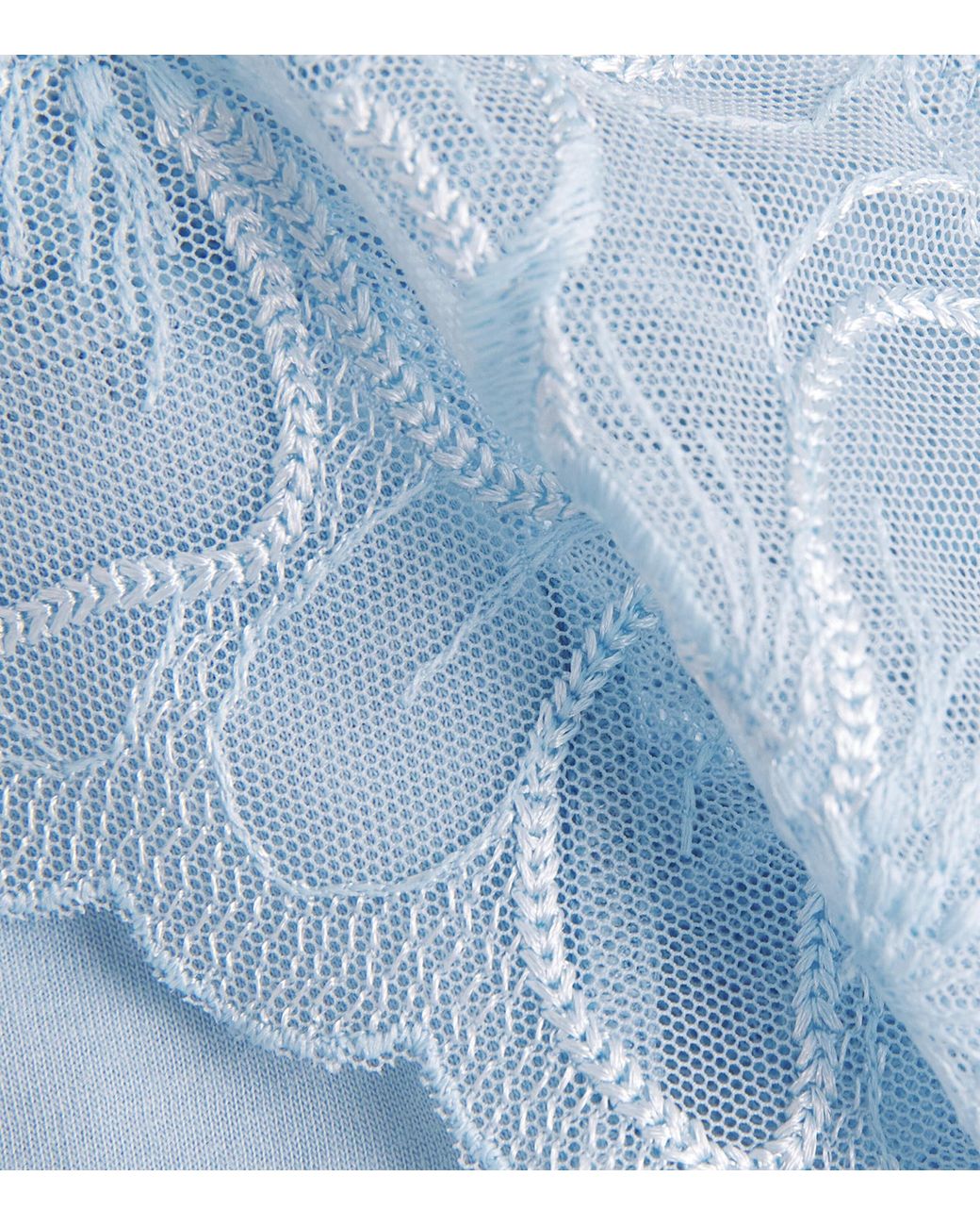 Chantelle Blue Shorty Fleurs Briefs