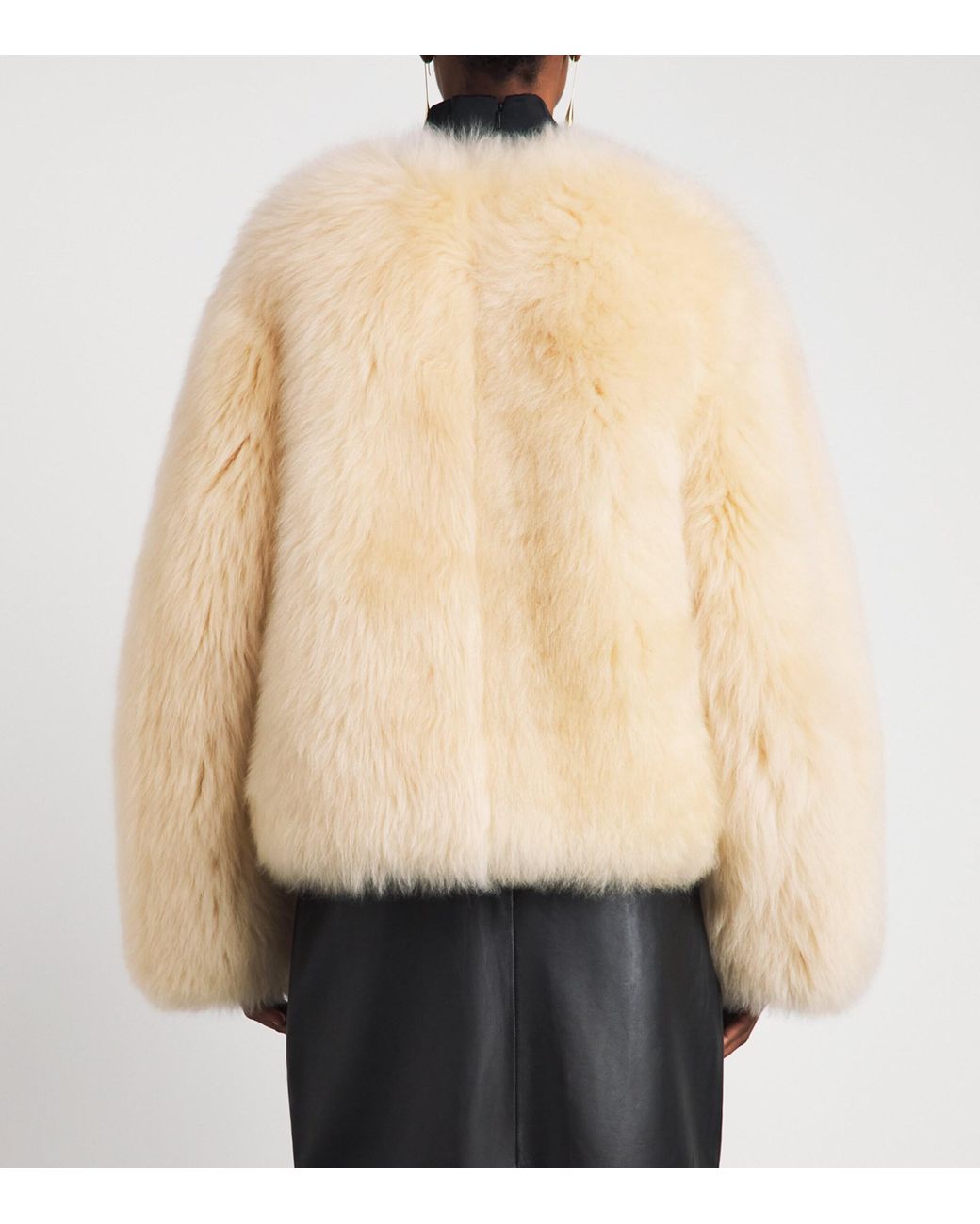 Charoux Natural Shearling Calin Coat