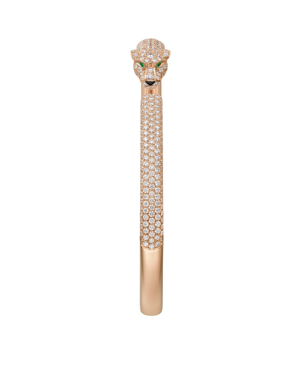 Cartier Metallic Diamond And Emerald Panthère De Bracelet