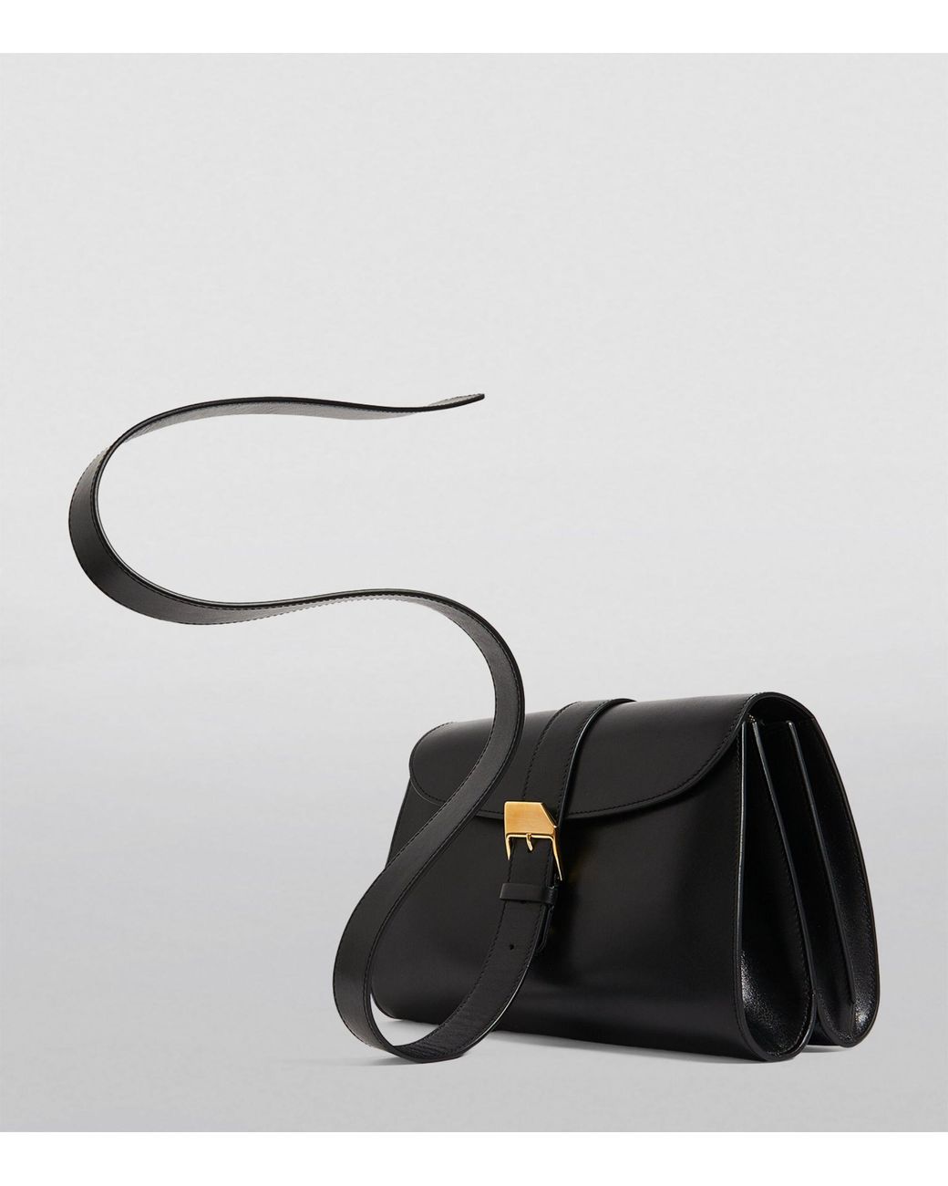 ショルダーバッグ・ポシェット THE ROW Isla Bag in Leather the-row-black-Leather-Isla-