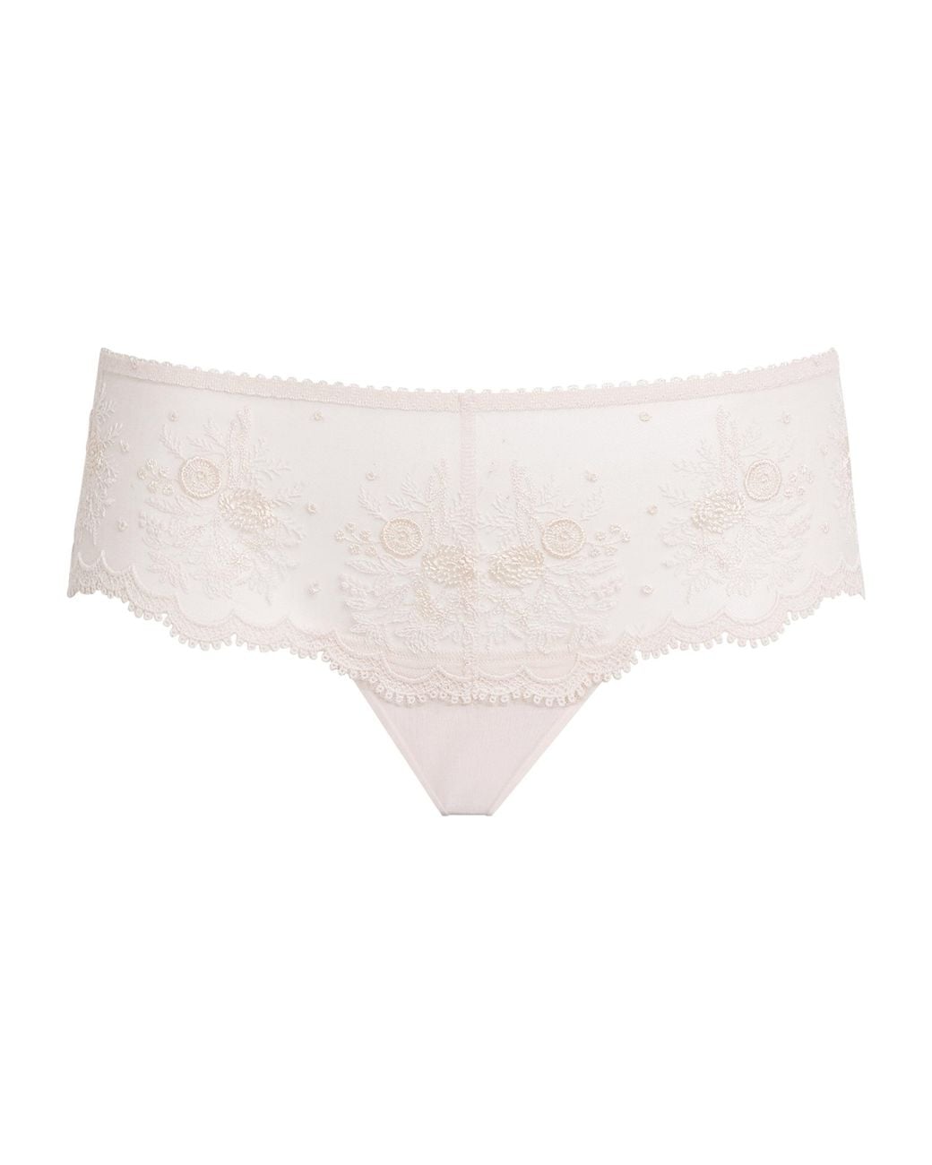 Simone Perele White Lace Intrigue Briefs