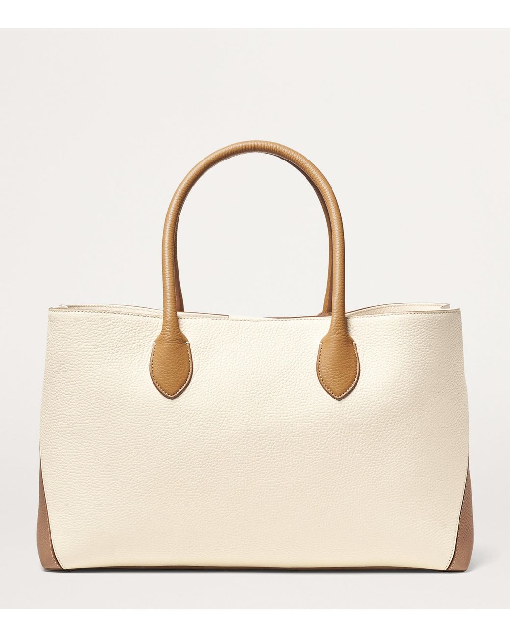 Aspinal Natural Leather London Tote Bag