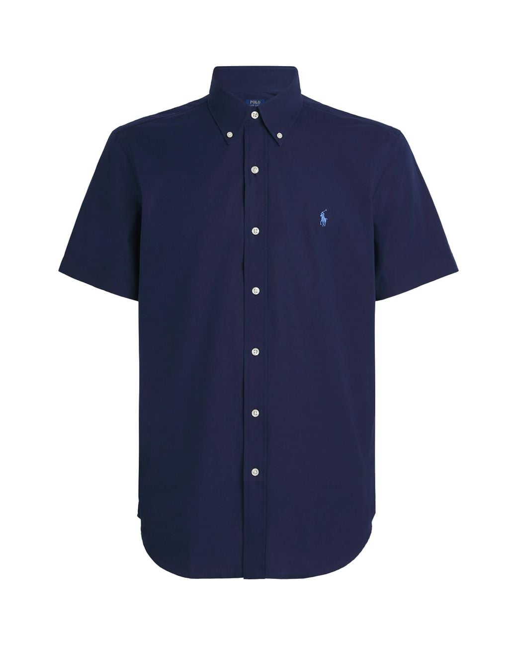 Polo Ralph Lauren Blue Stretch-Cotton Custom-Fit Shirt for men