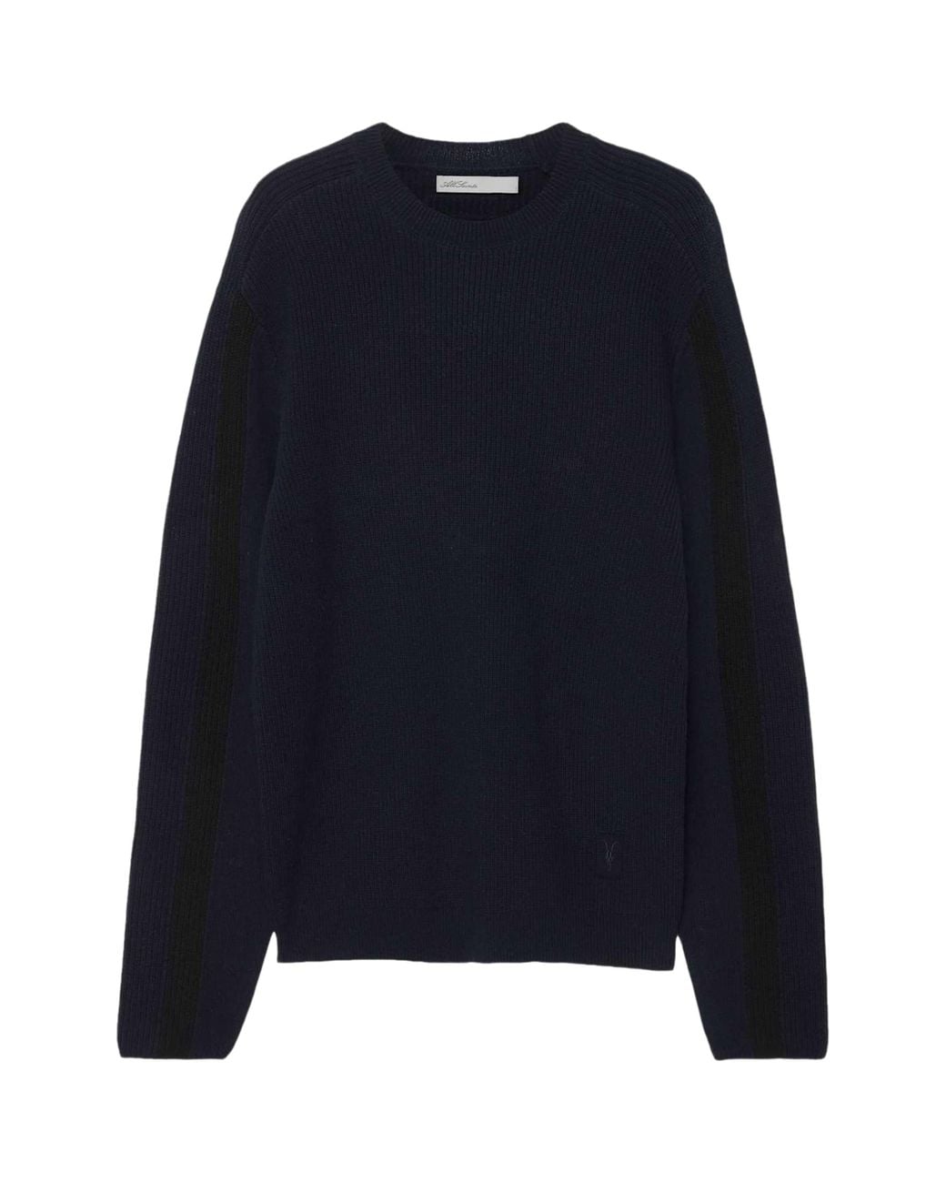 AllSaints Blue Merino Wool Hawke Sweater