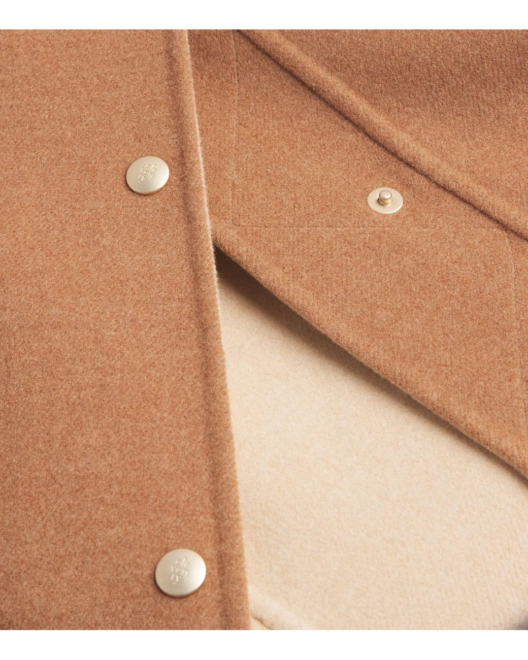 Eleventy Brown Wool Longline Bomber Jacket