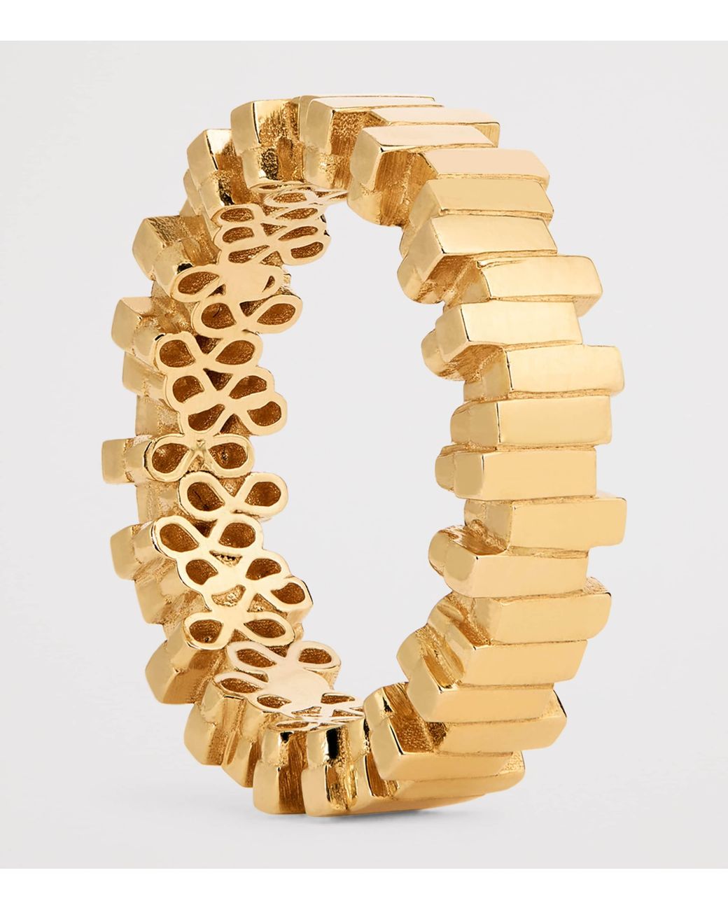 Suzanne Kalan Metallic Golden Midi Stacker Ring