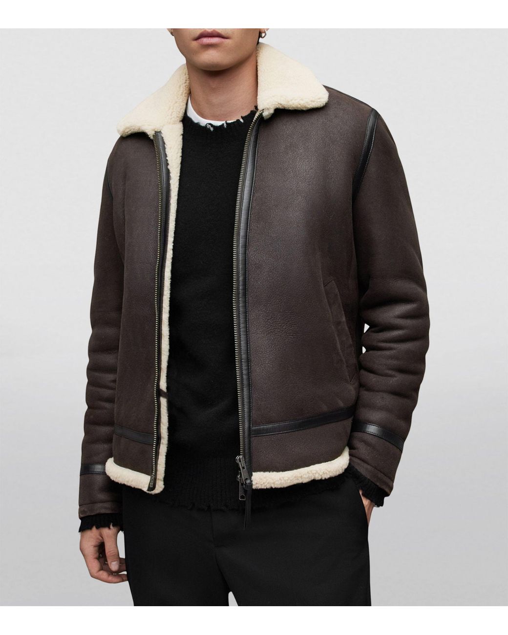 Auden shearling aviator on sale jacket