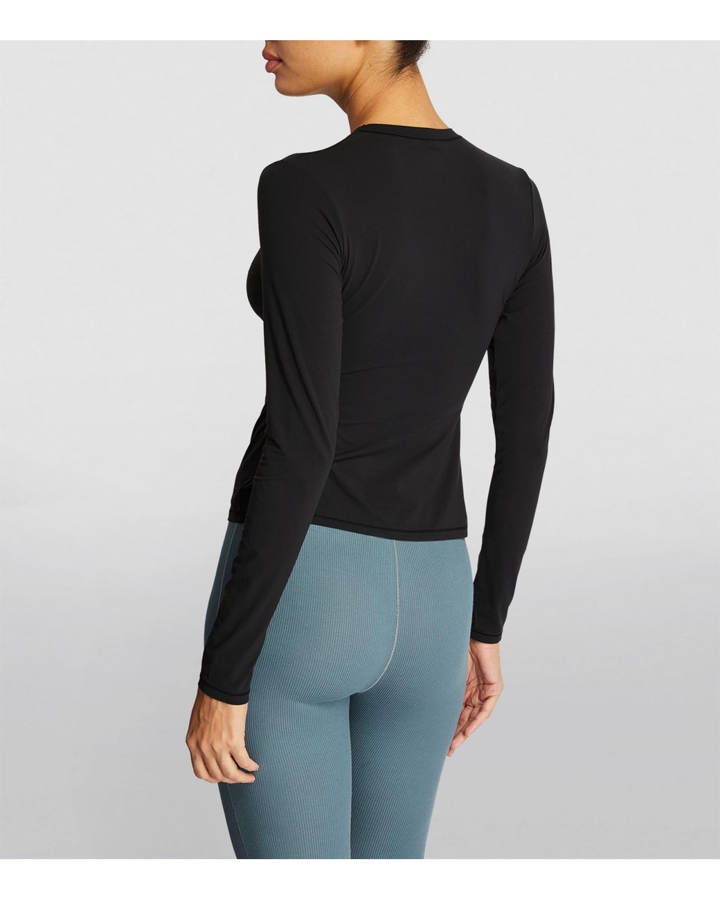Skims Black Long-Sleeved T-Shirt