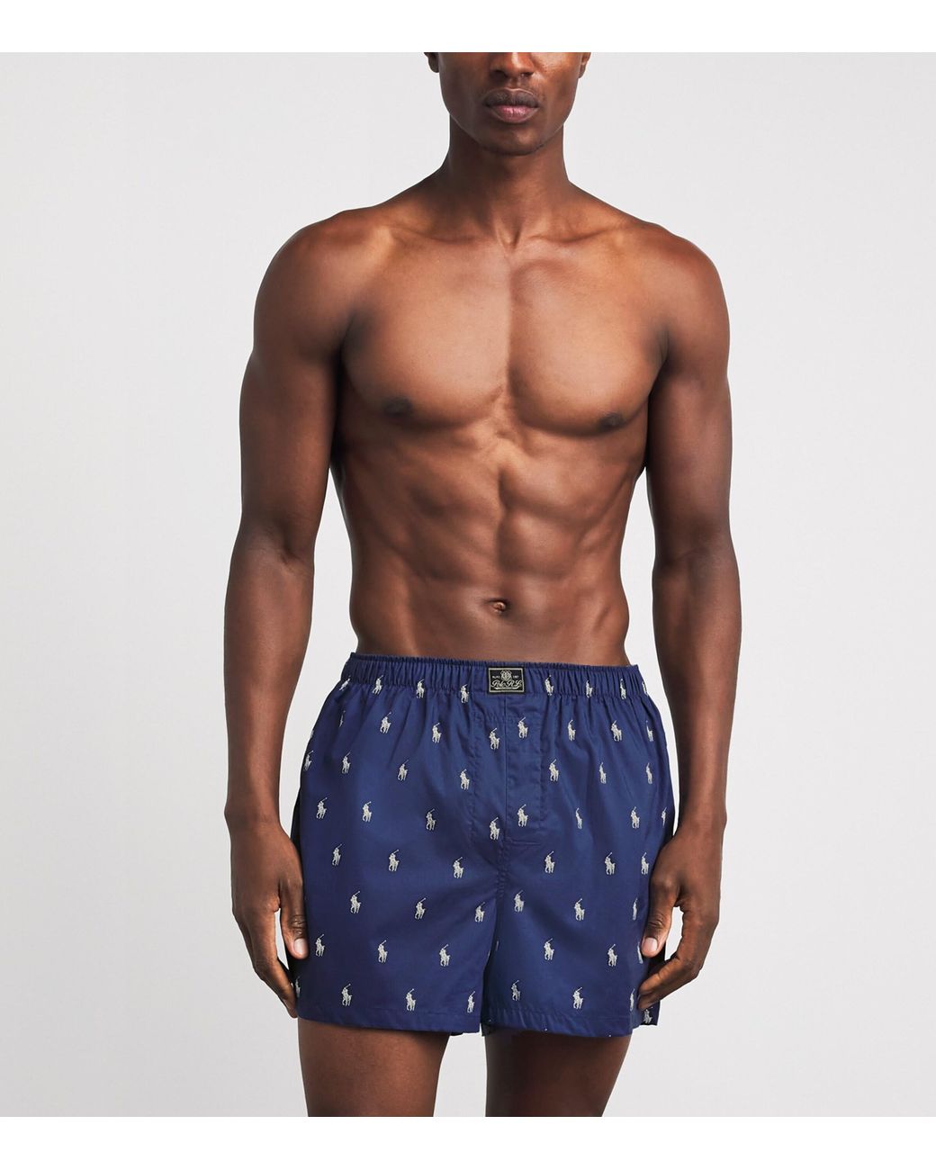 Polo Ralph Lauren Blue Cotton Classic Boxer Shorts for men