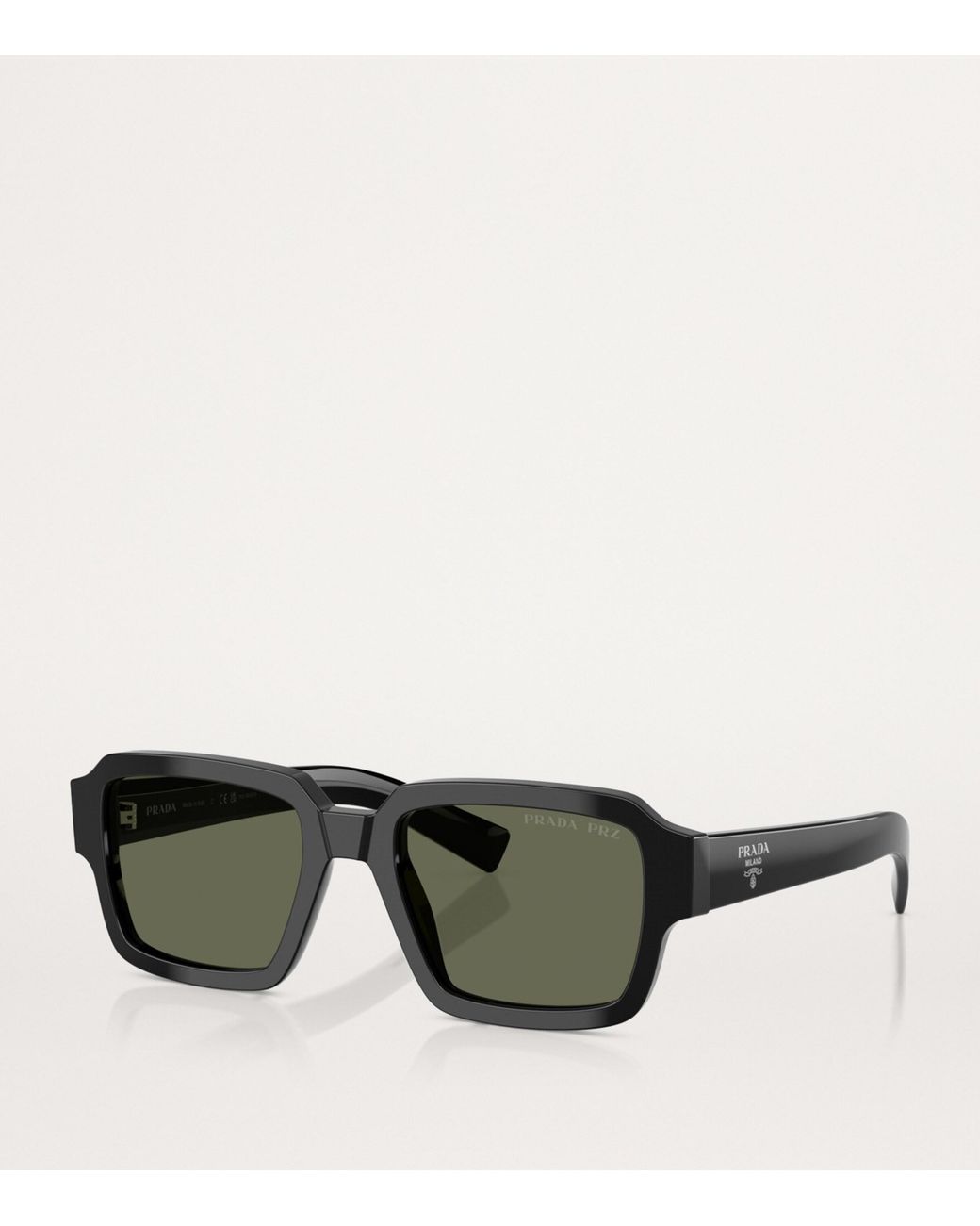Prada Green Injected Pr02Zs Sunglasses for men