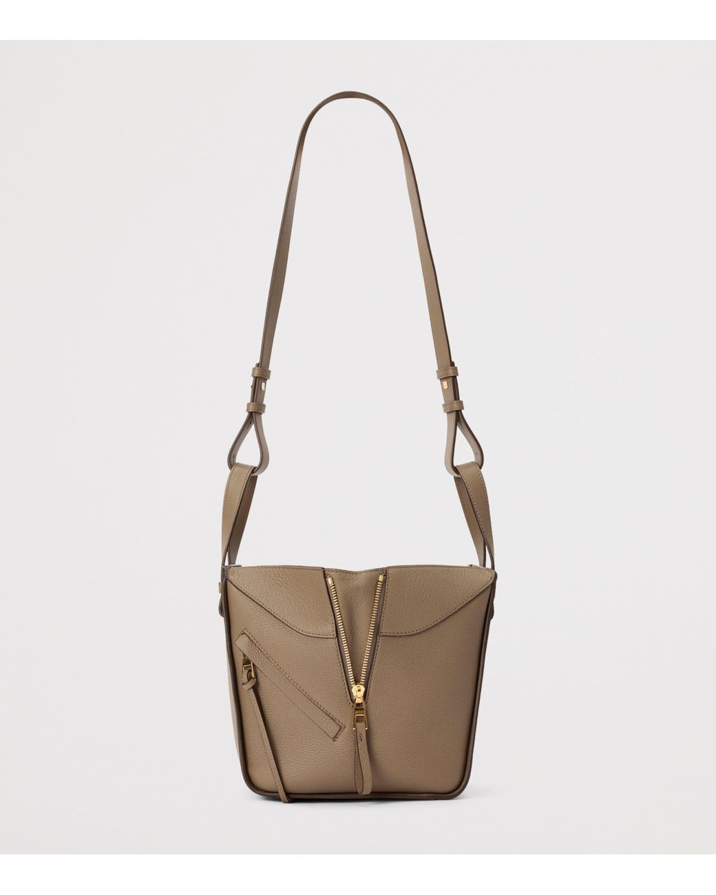 Loewe Brown Leather Hammock Top-Handle Bag