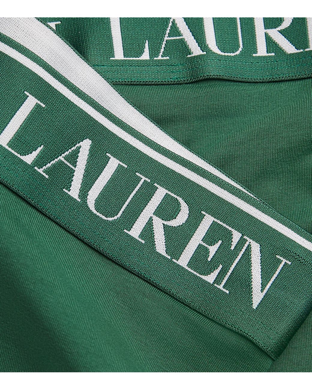Polo Ralph Lauren Green Stretch-Cotton Polo Bear Trunks for men