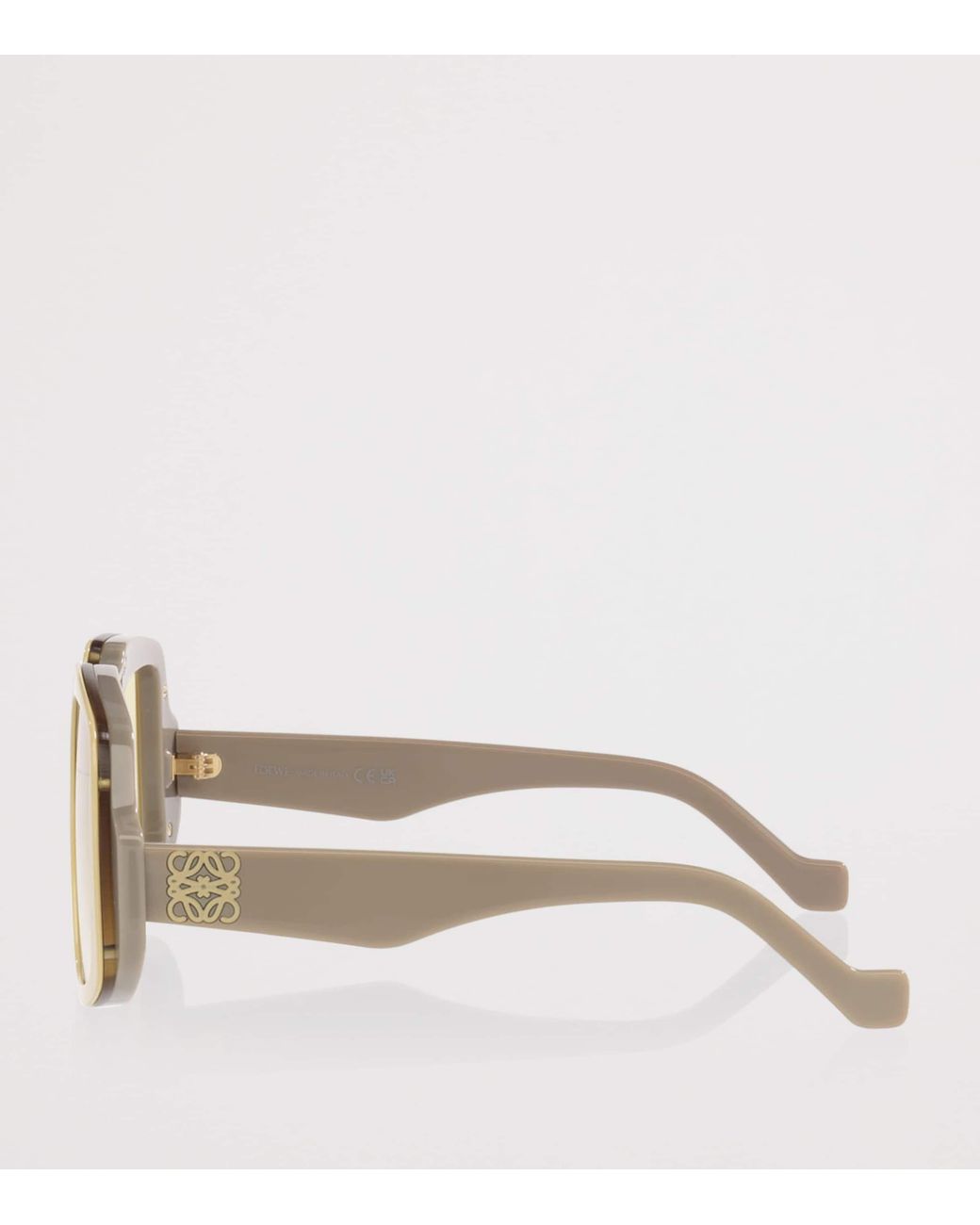 Loewe Natural Anagram Oversized Square Sunglasses
