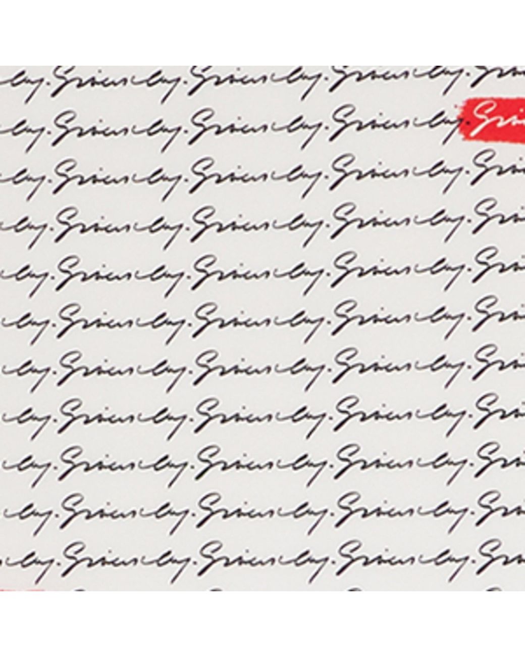 Givenchy Red Silk Signature Scarf