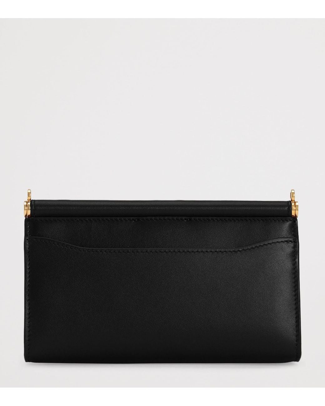 Dolce & Gabbana Black Leather Phone Bag