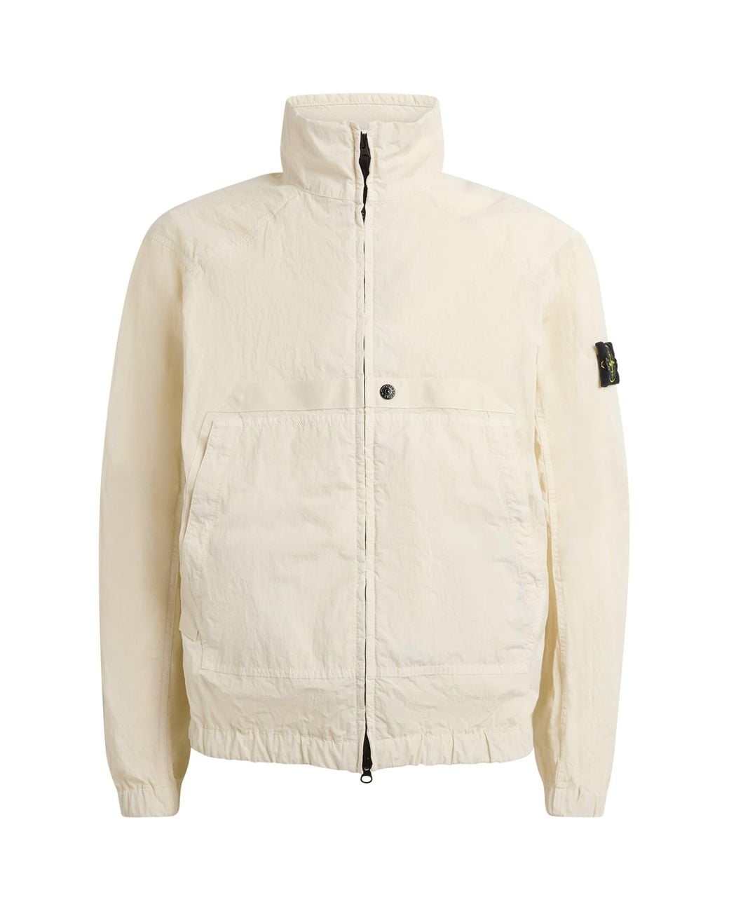 Stone Island Natural Warp Nylon Ribbed Jacket for men