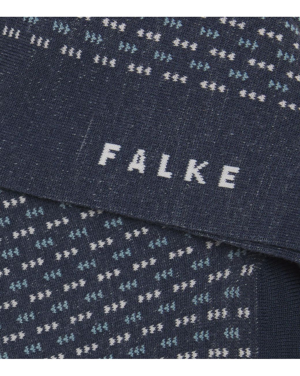 Falke Blue Virgin Wool-Blend Airport Socks for men