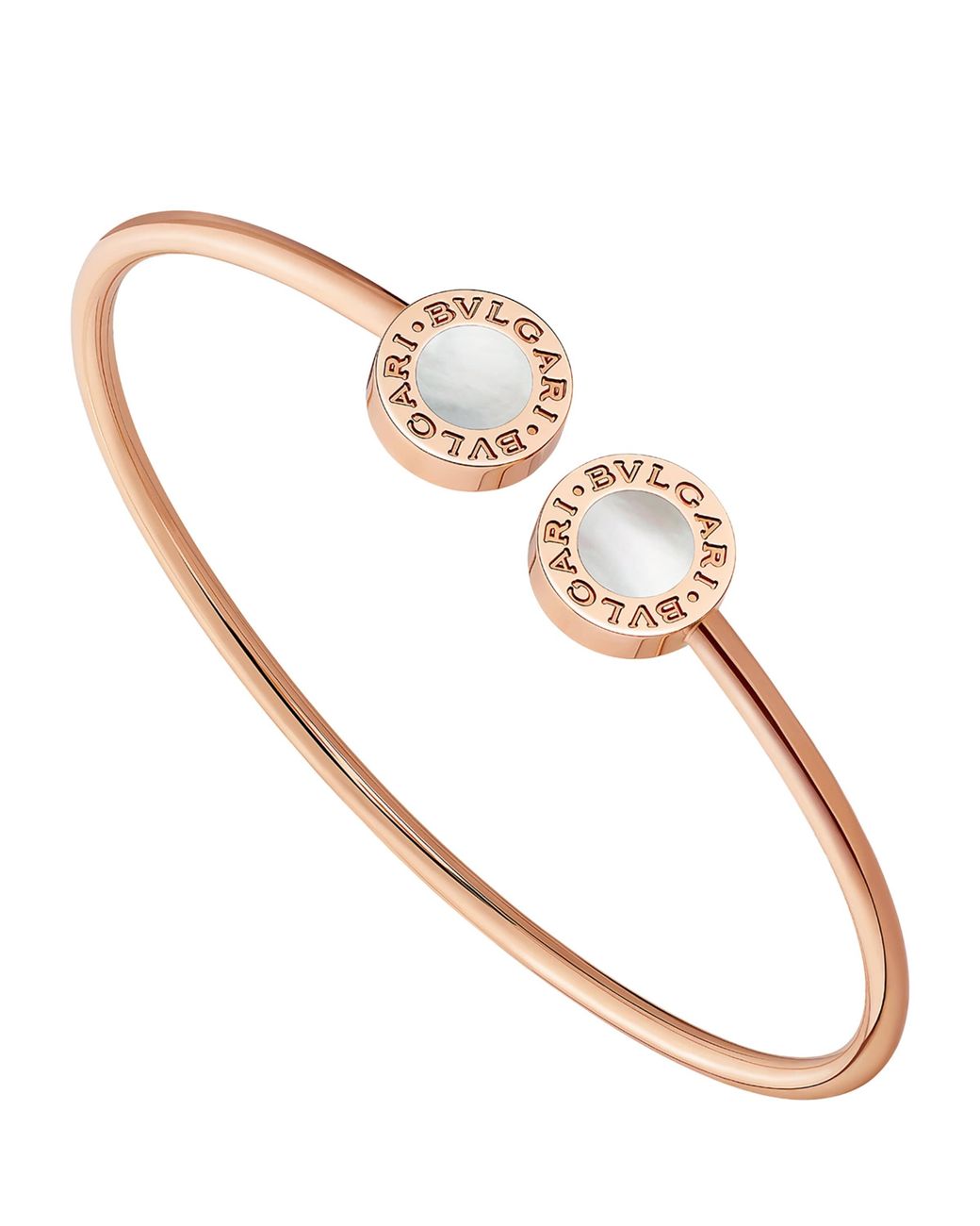 BVLGARI White And Mother-Of-Pearl Bangle