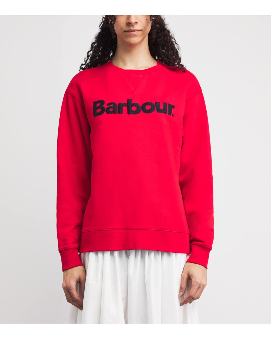 Barbour Pink Logo Hartland Sweatshirt