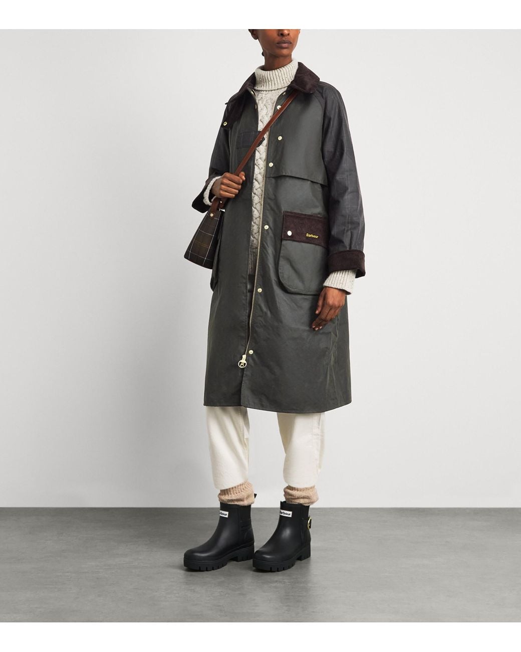 Barbour Black Waxed Cotton Kirklees Jacket