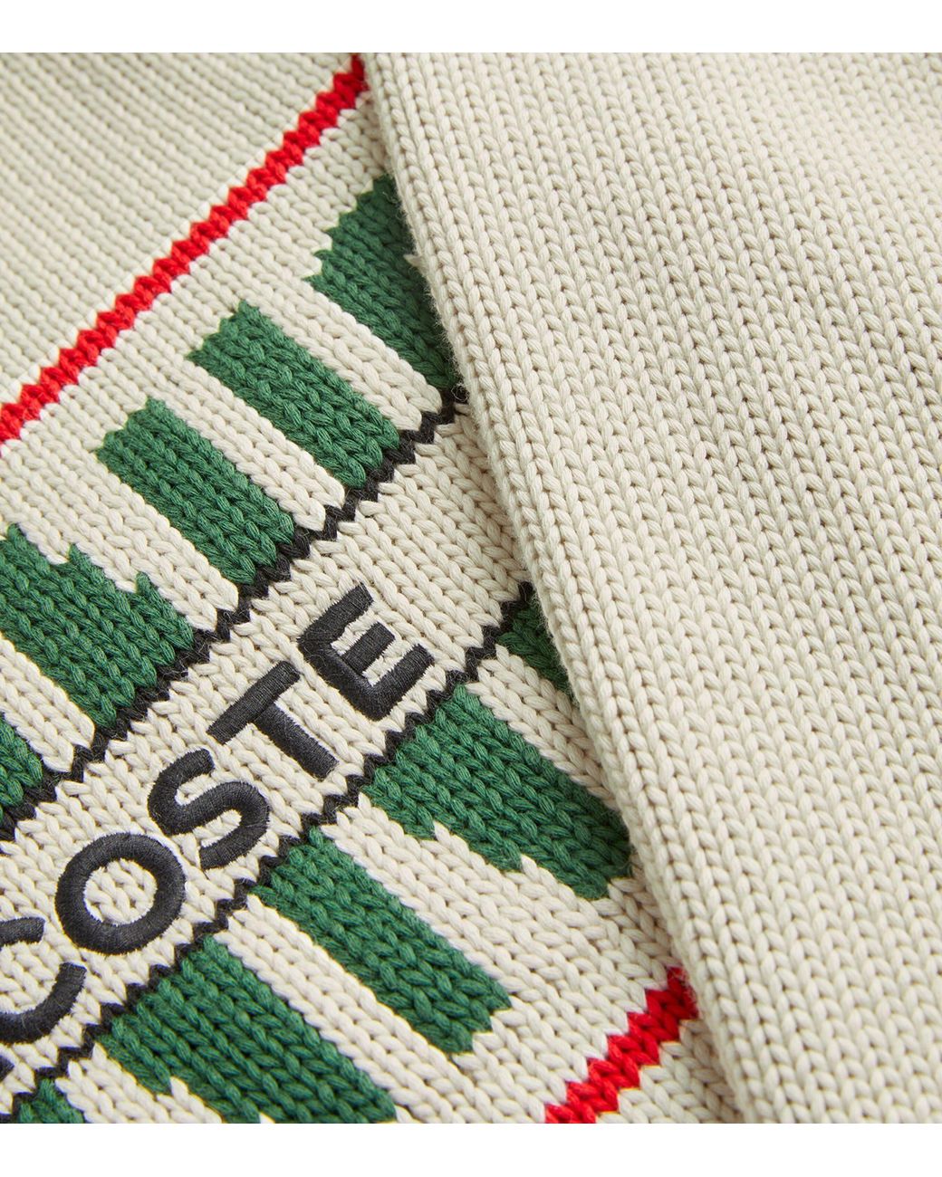 Lacoste Knitted Tennis Sweater in White for Men | Lyst Canada