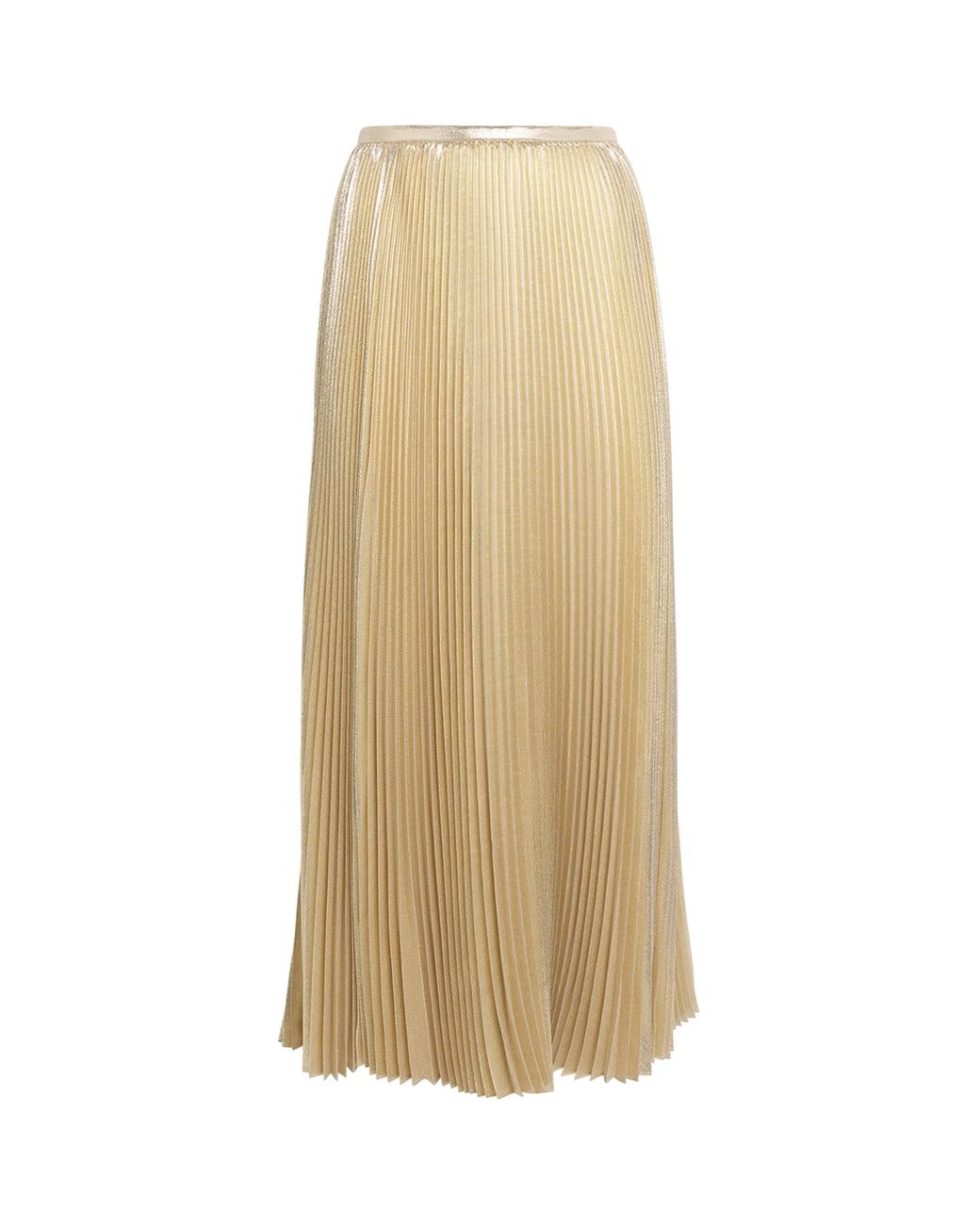 Joseph Natural Silk-Blend Lamé Essai Midi Skirt