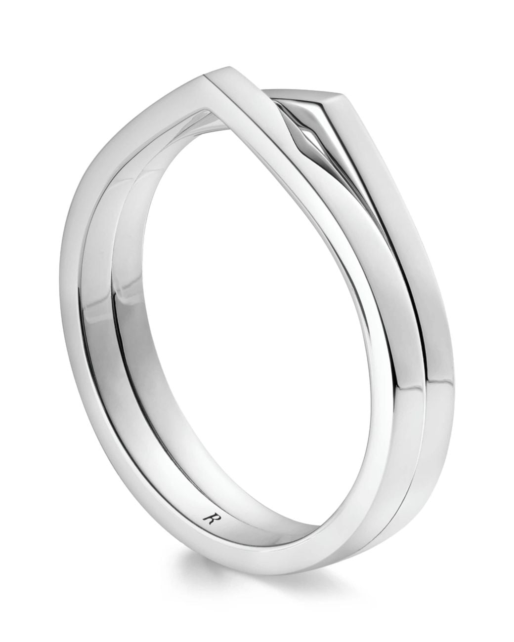 Repossi White Antifer 2-Band Ring