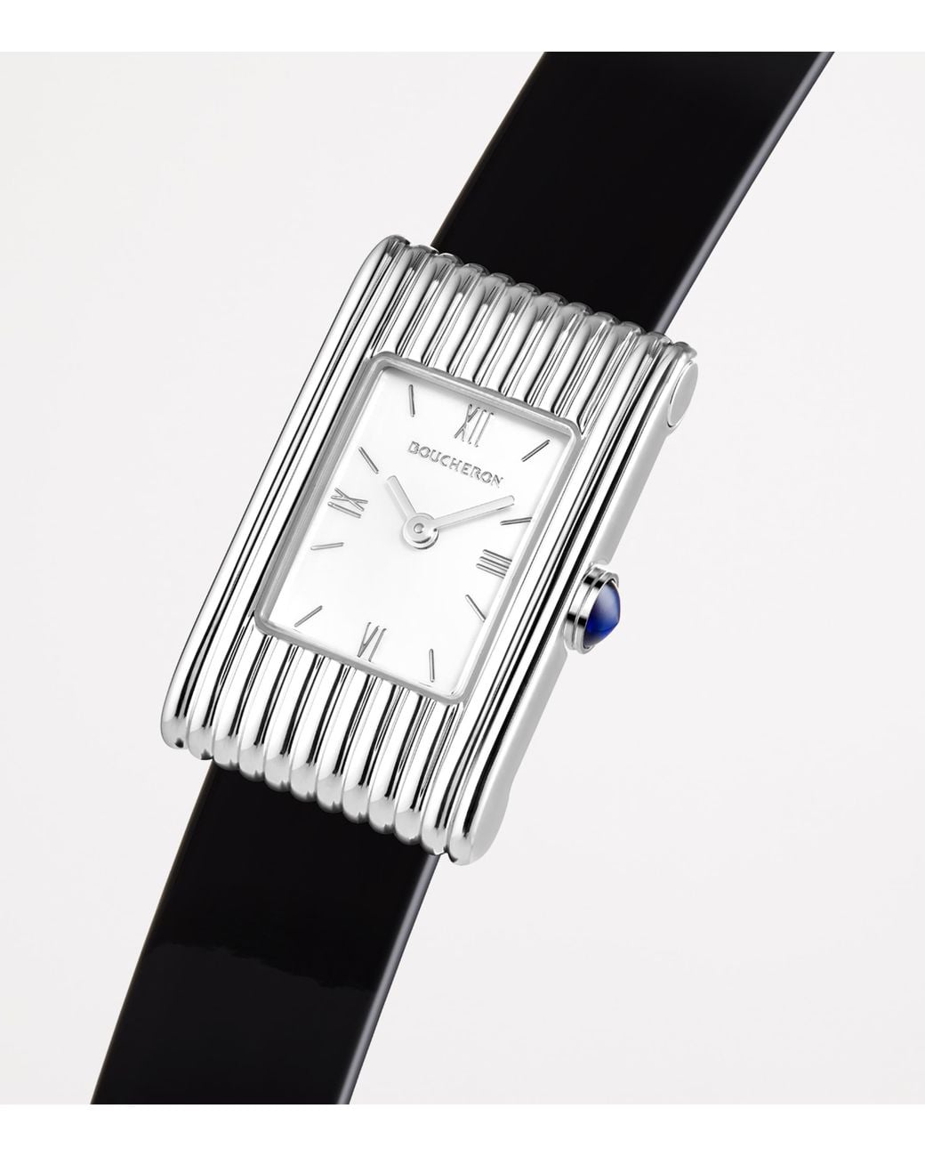 Boucheron Black Stainless Steel Reflet Watch