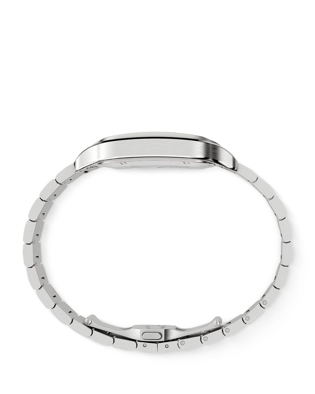 Cartier Gray Large Steel Santos De Watch for men