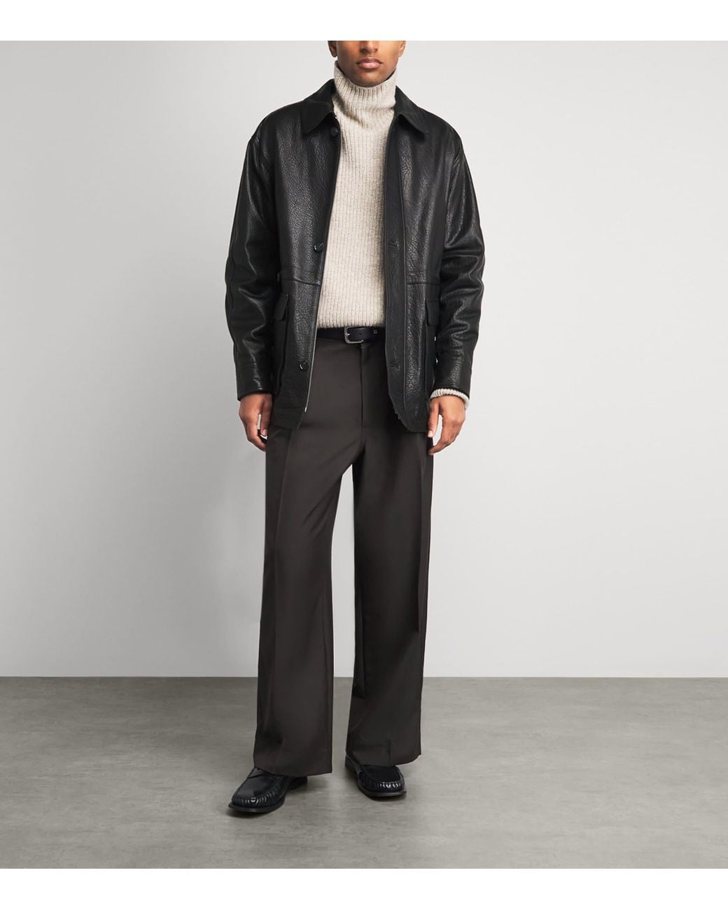 Arma Black Lambskin Mavis Jacket for men