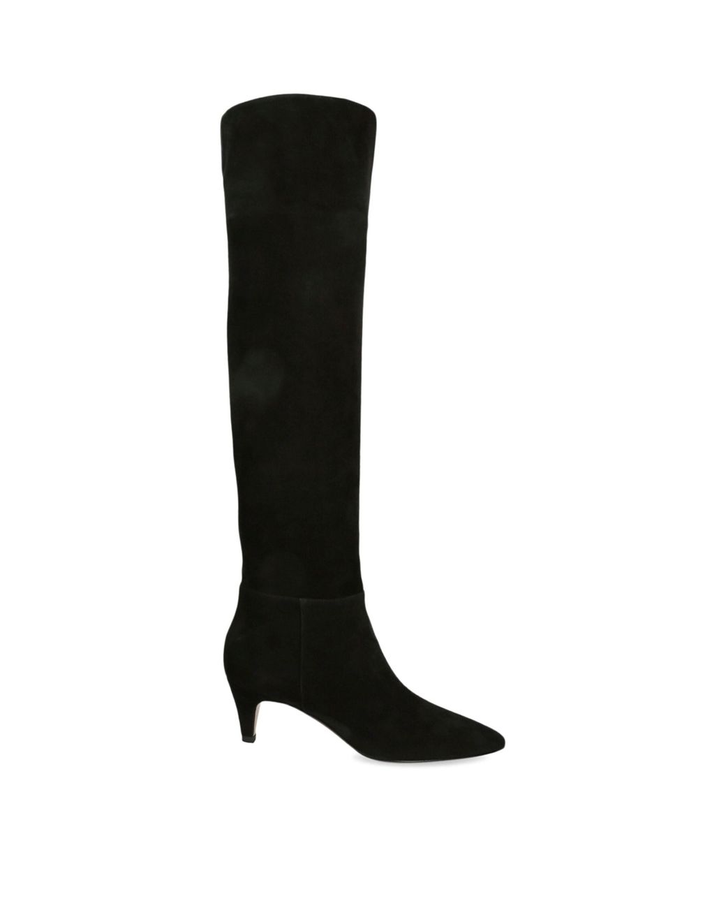 Gianvito Rossi Black Suede Elise Knee-High Boots 55