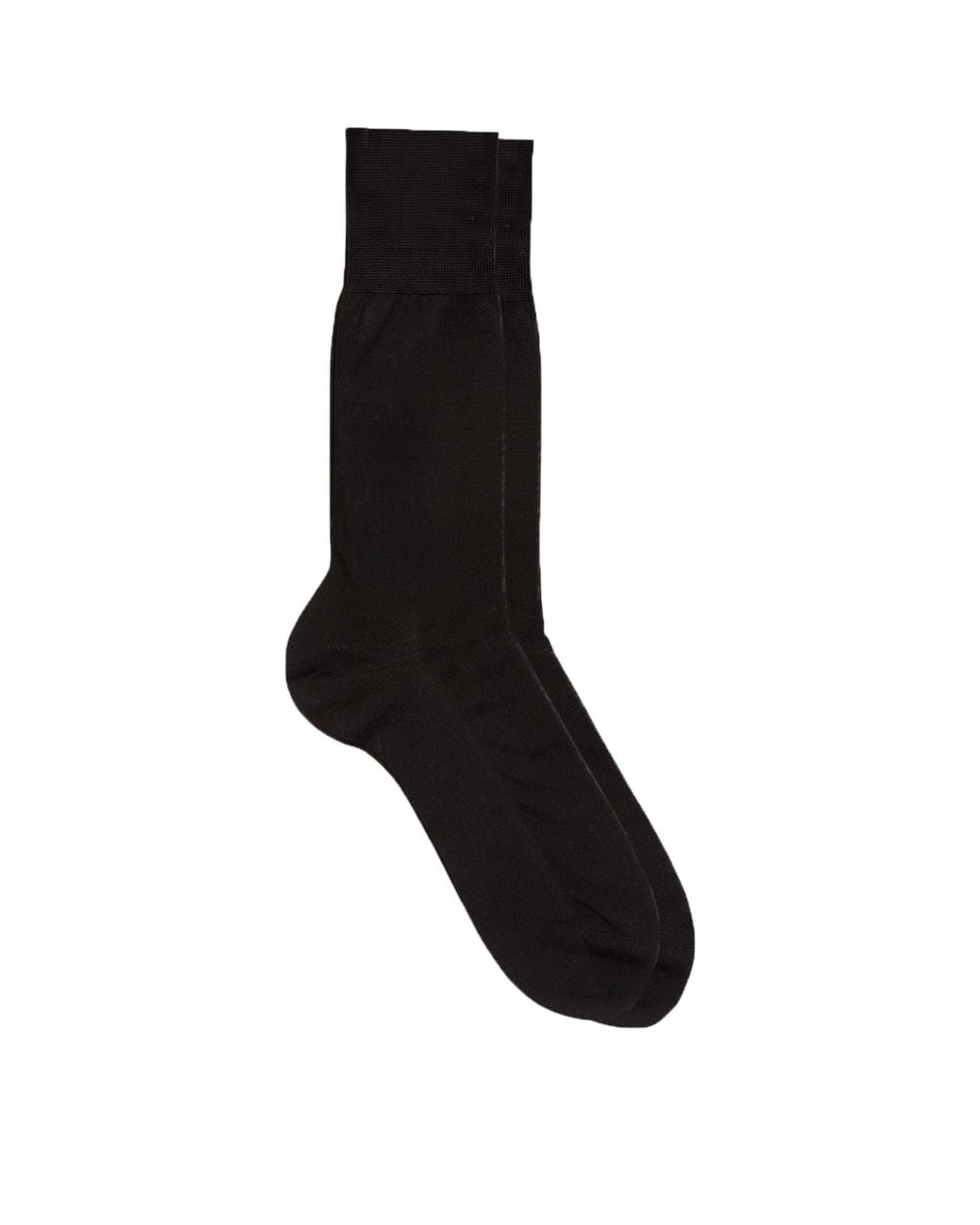 Falke Black No.4 Silk Socks for men
