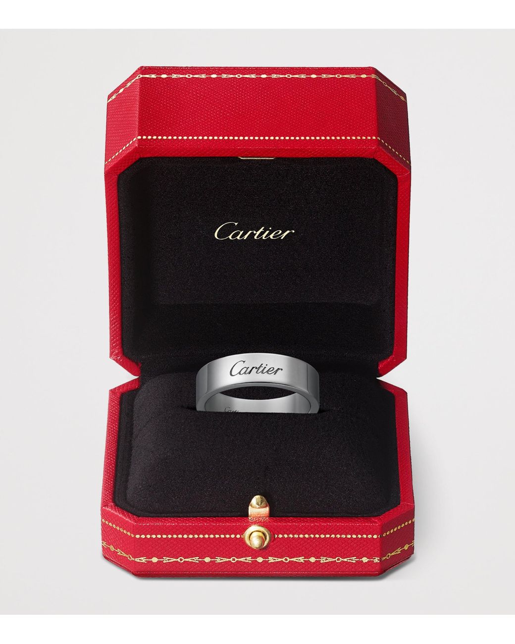 Cartier White Platinum C De Wedding Band