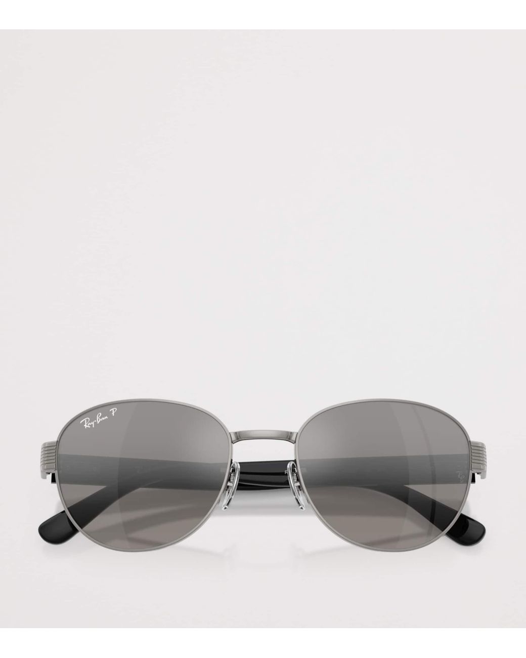 Ray-Ban Gray Rb3766 Polarized+ Lenses Square Sunglasses