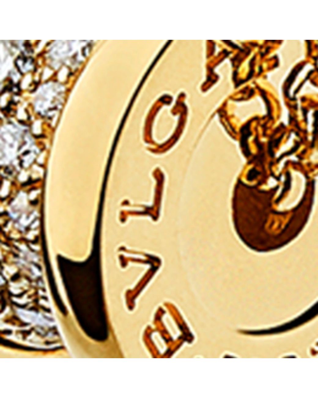 BVLGARI Metallic And Diamond B.Zero1 Necklace