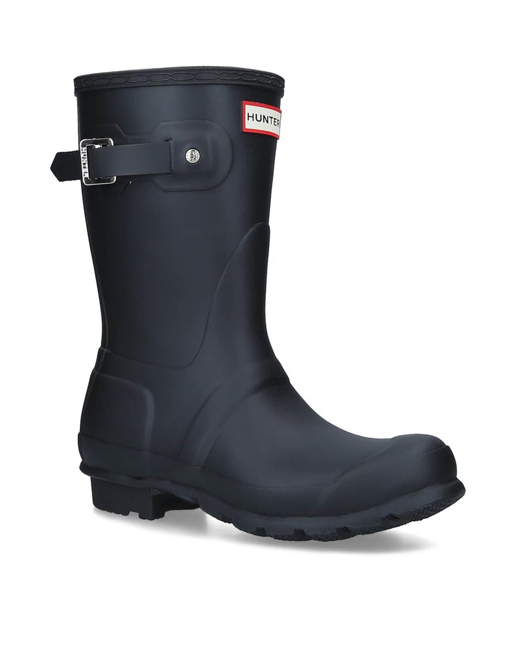 Hunter Blue Original Short Welly Boots