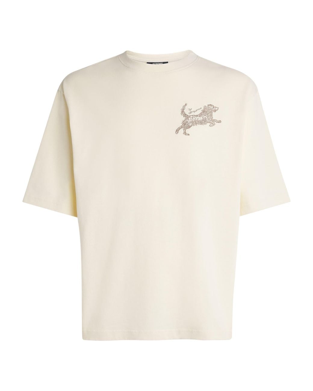 Jacquemus White Cotton The Rita T-Shirt for men
