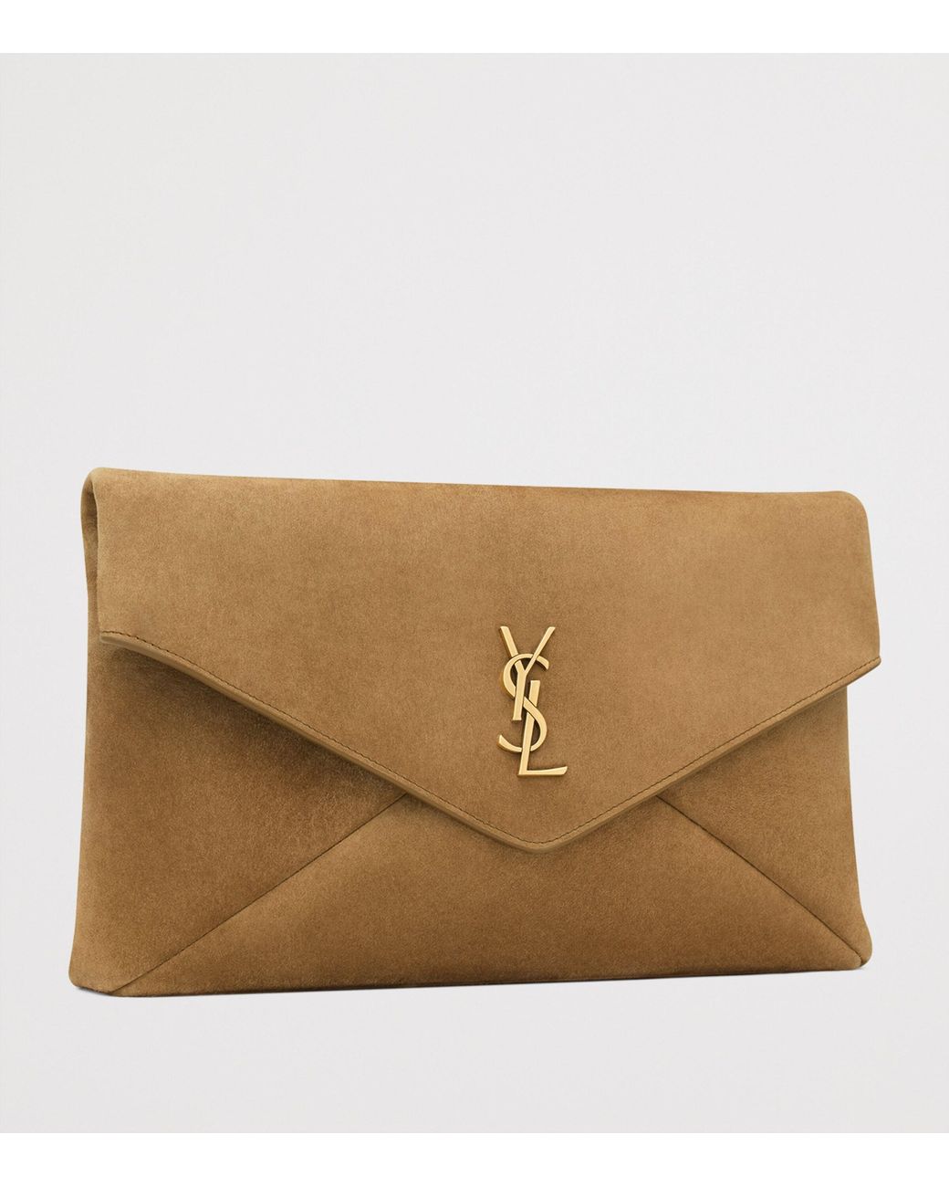 Saint Laurent Natural Cassandre Large Envelope Pouch