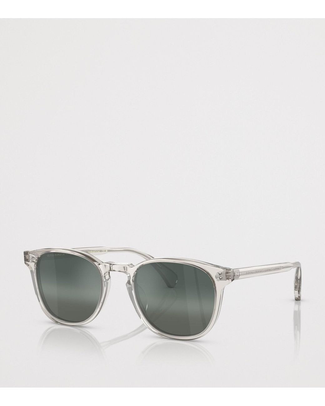 Oliver Peoples Gray Finley Esq. Round Sunglasses