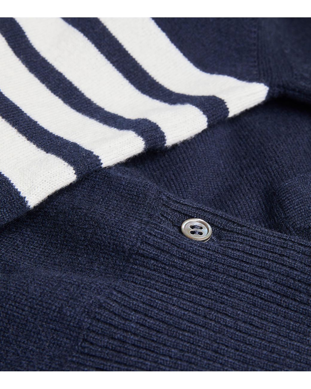 Thom Browne Blue Cashmere Button-Up Cardigan for men
