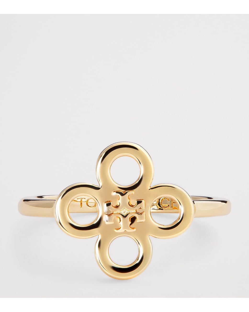 Tory Burch Metallic Kira Clover Ring